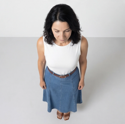 OANA | FUSTĂ MAXI DIN DENIM