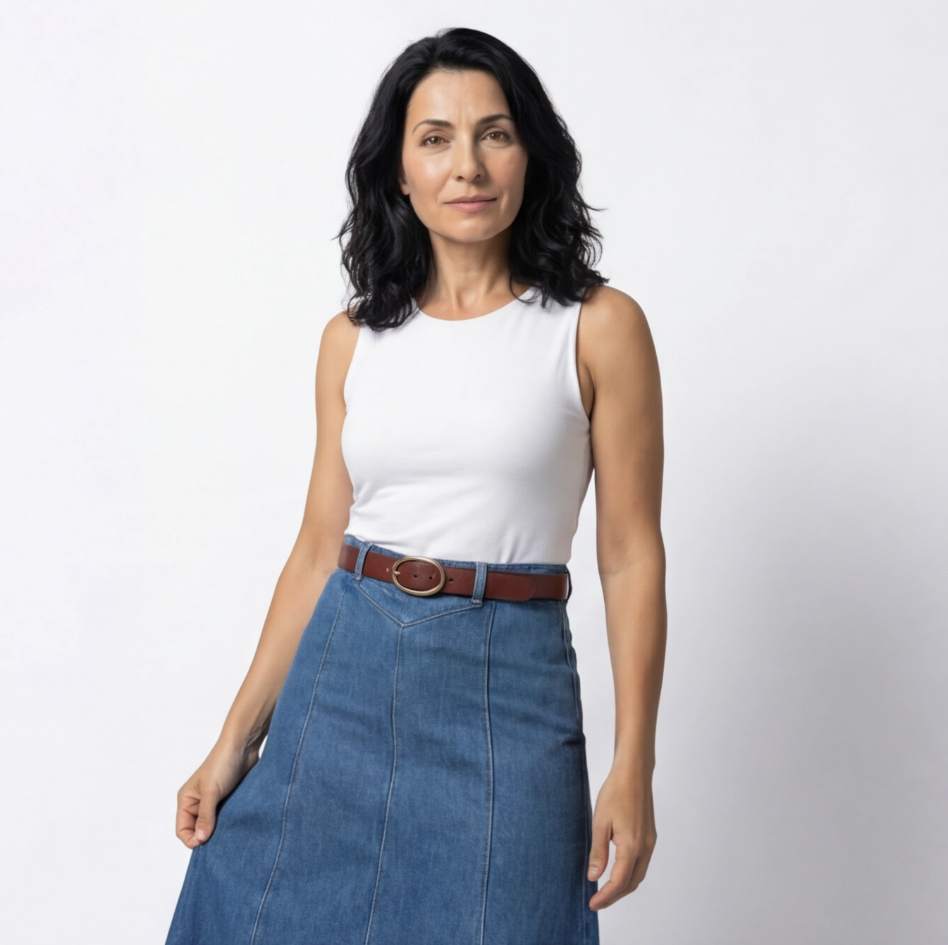 OANA | FUSTĂ MAXI DIN DENIM