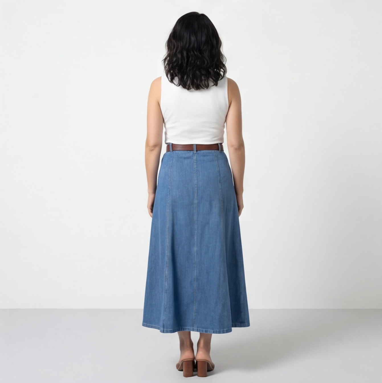 OANA | FUSTĂ MAXI DIN DENIM
