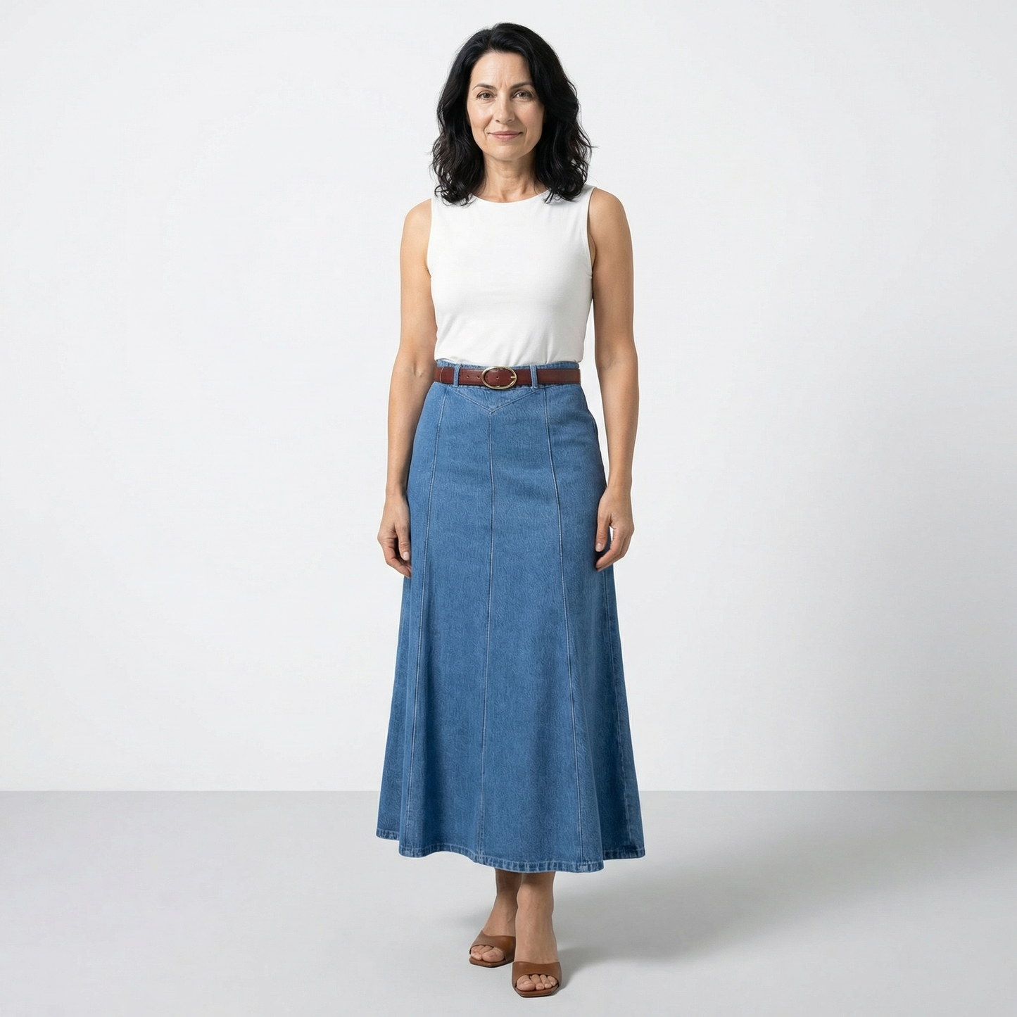 OANA | FUSTĂ MAXI DIN DENIM