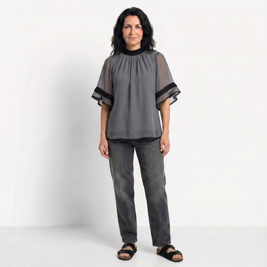 VIORICA | TRICOU ELEGANT CU VOLANE
